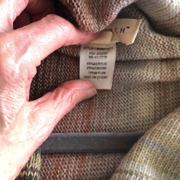 Lovestitch poncho wrap sweater S - Picture 7 of 8